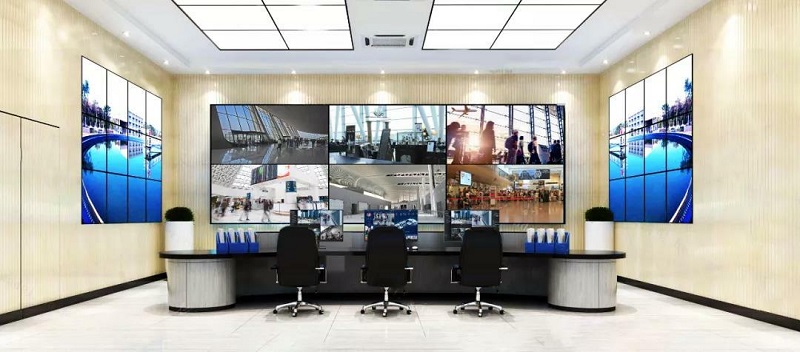 華邦瀛液晶拼接屏賦能企業(yè)安防，有效洞察全局！