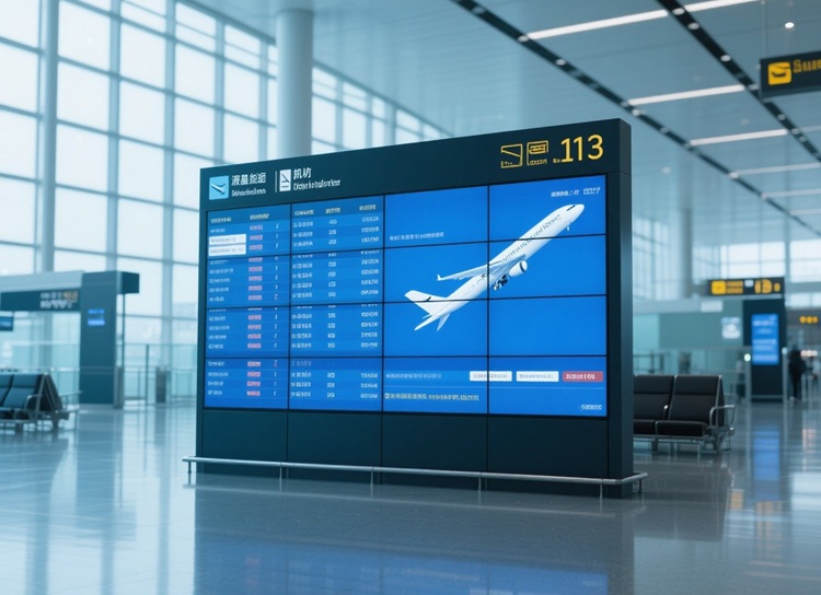 機(jī)場(chǎng)液晶拼接屏航站樓信息.jpg