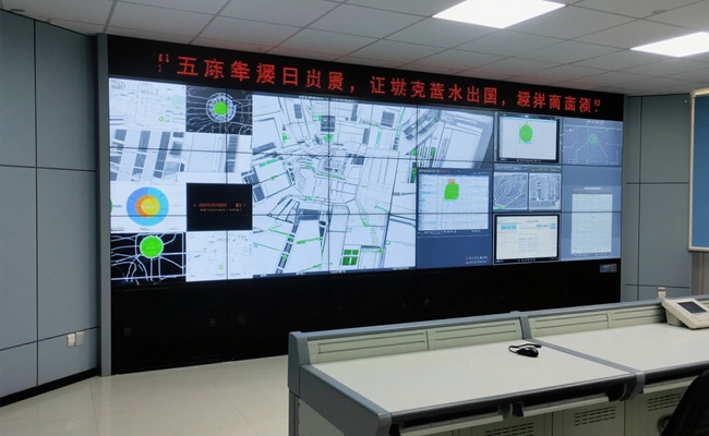 監(jiān)控室液晶拼接屏色彩校準.jpg